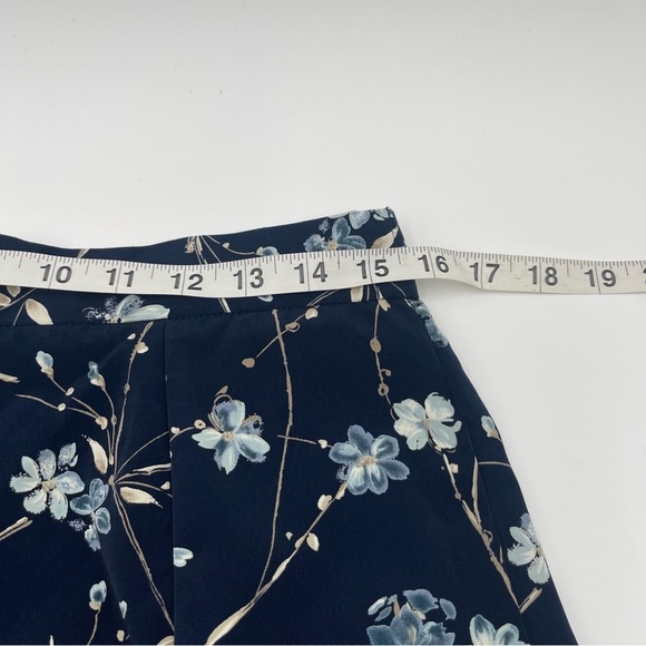 Koret Vintage Midi Skirt Womens Size 14 Blue Floral Pockets Boho Hippie - Picture 10 of 14